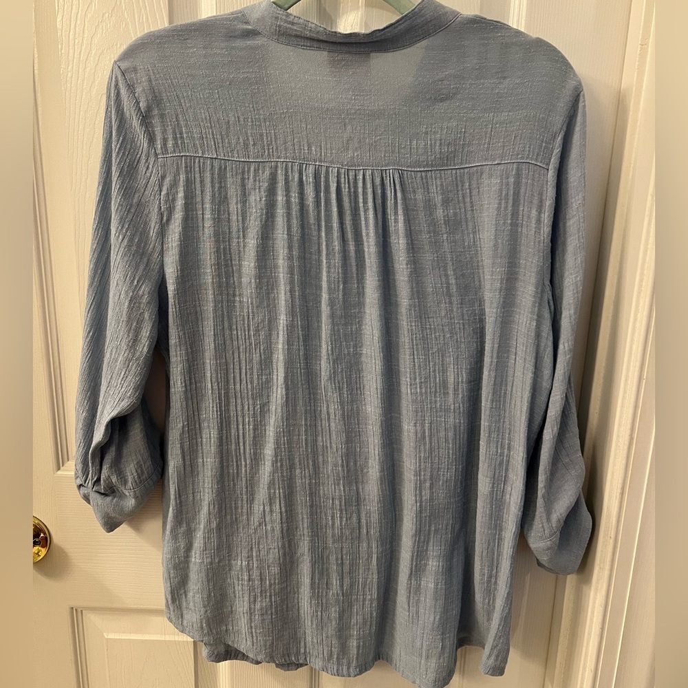 2-Ruby Rd Tops Blue & Yellow Sz M & PM - Picture 4 of 11